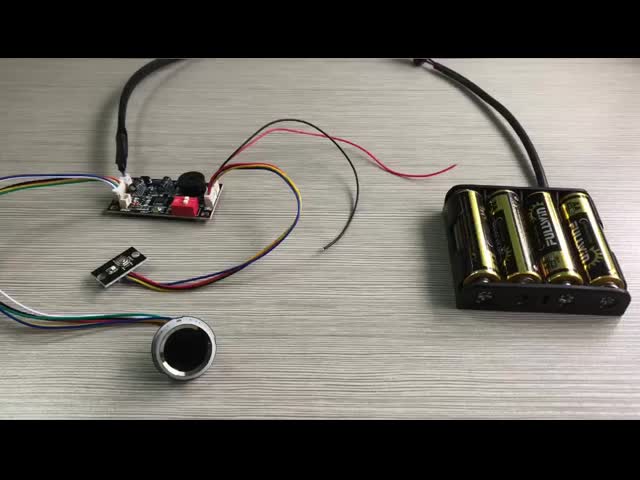 GROW R502-A RGB LED Control Малый тонкий круговой DC3.3V SH1.0-6pin Капацитивный датчик отпечатков пальцев