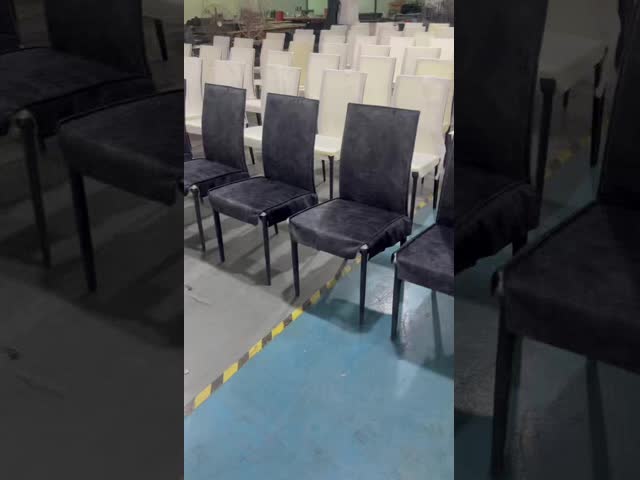 Materials and Custom Foam Modern Fabric Dining Chair for Living Room Furniture with Custom Size from Professional