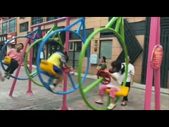 Children Swing Rides Interactive Playground Equipment Inclusive Design with Technical Assistance