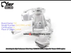 Yanmar 4D106 엔진 발굴기 교체 부품용 고성능 물 펌프 YM123900-42102