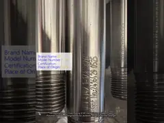 API 11B Standard Polished Rod Pump Oilfield Sucker Rods pour une performance optimale video