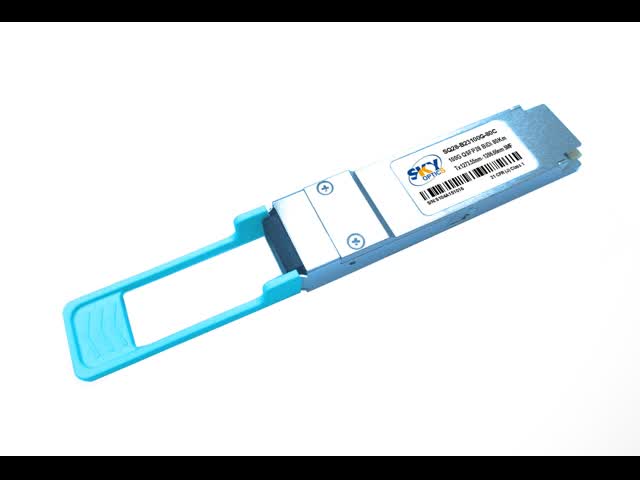 80km BIDI QSFP28 ZR4 Transceiver | LAN WDM EML+SOA | -28dBm Sensitivity | 100GBASE-ZR4