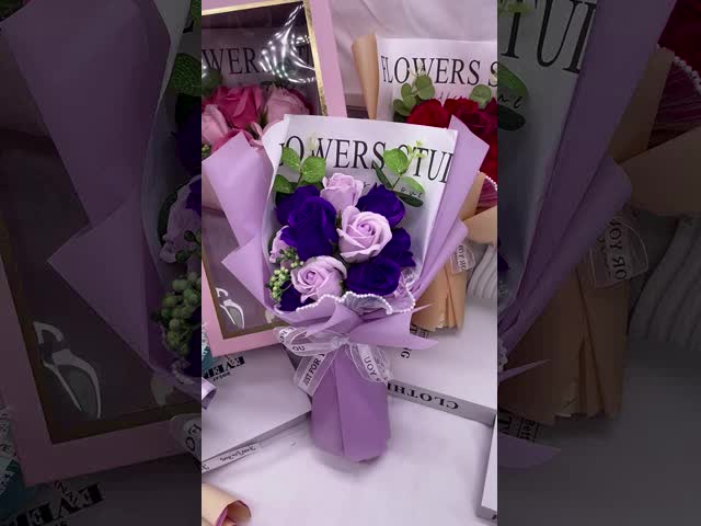 石けん,バラ石けん,花束,クリスマスやバレンタインデープレゼント,クリエイティブな小さなプレゼント,国境を越えた卸売品