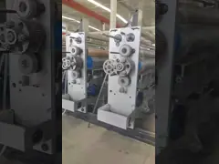 उच्च गति वाली चार रंग की लहराती बॉक्स प्रिंटिंग मशीन विद्युत शक्ति से स्वचालित