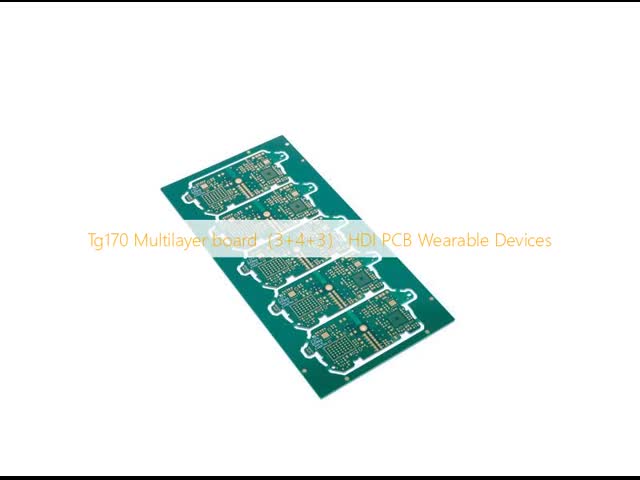 ODM Multilayer FR4 Tg170 PCB Circuit Board For Wearable Devices