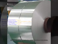 1060 Φόλιο ηλεκτροδίου συμπυκνωτή 0,05 mm / 1200 mm για συγκεκριμένα υποστρώματα
