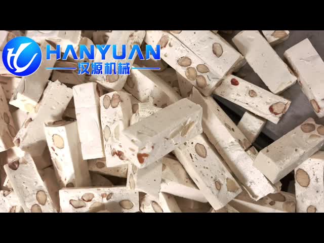 Ligne de production de barres de nougat vidéo