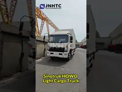 Brand New Howo 4X2 8ton Light Van Container Cargo Truck