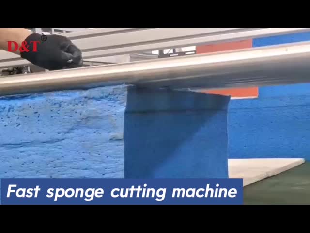 D&T Automatic Slicing Machine For Eva Horizontal Foam Cutting Machine
