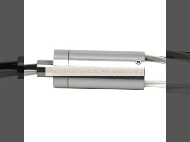 Friction Pair Technology High Speed Slip Ring Small Size Flange Installation