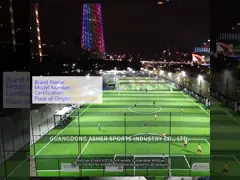 Ανθεκτικό σε σοκ ανθεκτικό σε επαγγελματική ποιότητα τεχνητό γρασίδι για γήπεδα ποδοσφαίρου