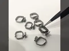 0.018 Slot Dental Pre Welded Orthodontic Molar Band Bracket For Teeth Correction SGS Certified