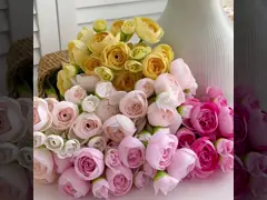 インス様式 ロタスの人工花 結婚式ホール 手持ちの花束 新鮮でシンプルな家飾り 写真道具