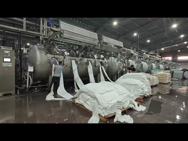 Machine à teindre les tissus en tricot à faible rapport de bain, machine à teindre les tissus, 220V 50HZ vidéo