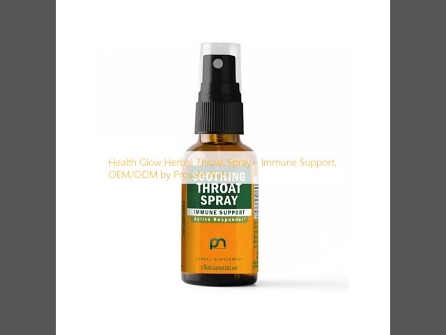 Health Glow Herbal Throat Spray - Immune Support, OEM/ODM by Prosafe Nutri