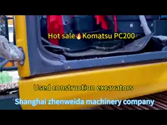 Used Komatsu PC220 22TON Excavator 22ton Construction Machine with Engine and Gear Core Components