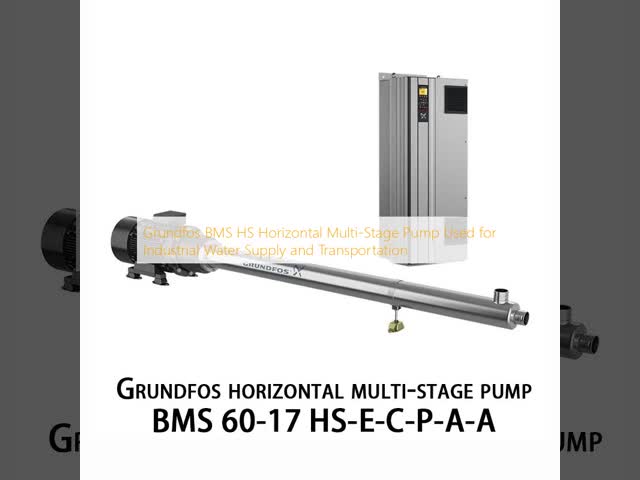 工業用水供給と輸送に使用されるGrindfos BMS HS水平多段階ポンプ