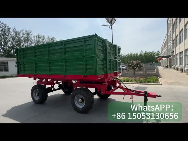 Rugged Adjustable Tractor Farm Trailer Design for Hauling 7C Series Models with Load Capacities from 3 to 20 Tons video
