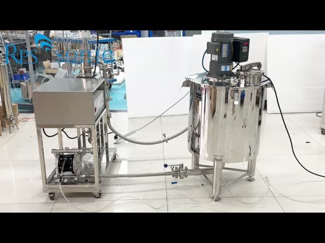 High Power Ultrasonic Kava Extraction Machine Ultrasonic Homogenizer with Jacketed Mixing Tank