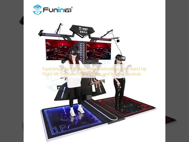 スタンドアップフライトVRシミュレーター 0.8kw パワーとジョイスティック制御の室内冒険