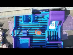 Commercial Outdoor Playground Games Park Bounce House Inflatable Theme Park For Adults Kids
