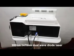 Gomecy 980nm 1470nm Laser Therapy Machine for Lipolysis Facial Fat Reduction Red Vein and Dental Applications