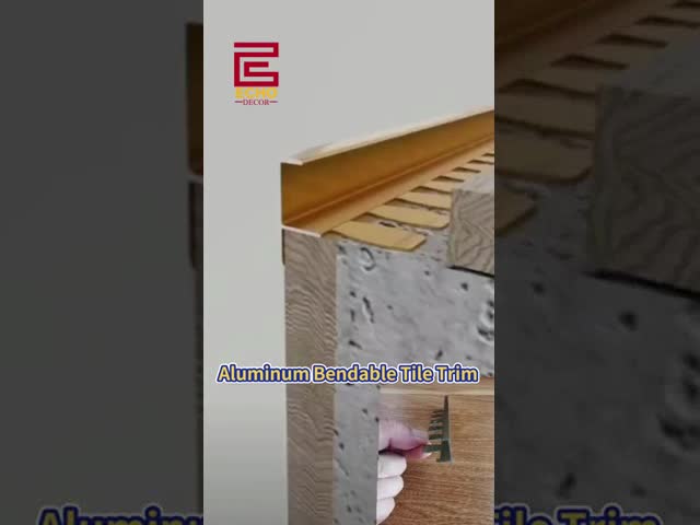 Flexible Bendable Metal Floor Transition Strips for Curved Edges