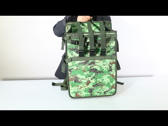 Black Large Capacity Water proof Custom Travel Military tactical Backpack with handle shoulder strap for Men