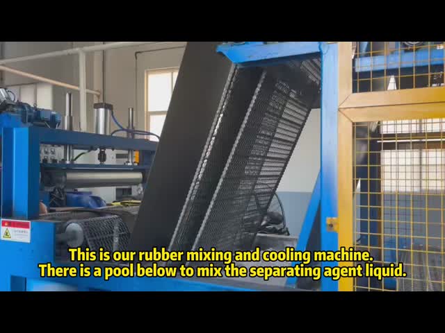 High Efficient Batch Off Cooler Quick Rubber Sheet Cooling Machine 21kw 25kw