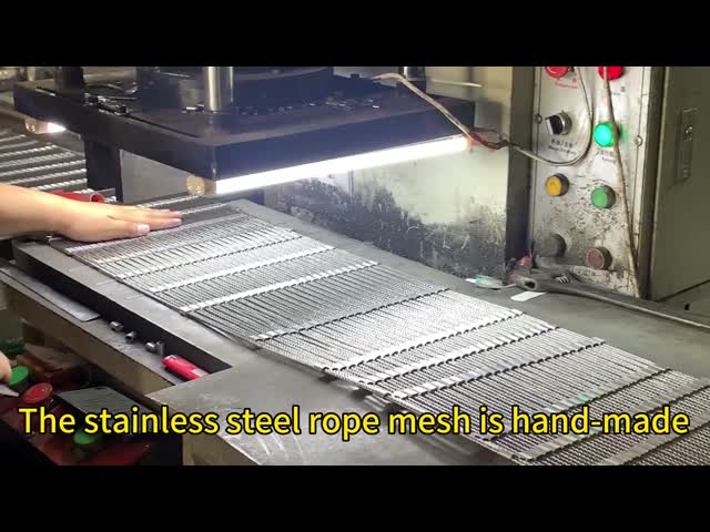 Ferrule Flexible Stainless Steel Animal Wire Rope Mesh For Anti Falling