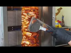 4 Head Commercial Automatic Rotating Shawarma Machine Barbecue Chicken Skewer