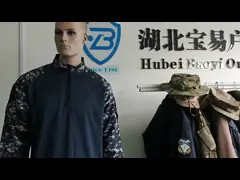 Partial Zip Combat Uniform