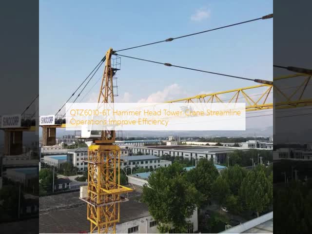 Guindaste de torre plana de 60 m usado na construção de edifícios QTP7030-12/16