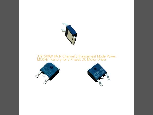 JUYI 500W 8A N チャネル増強モード パワー MOSFET 3相直流モータードライバーの工場