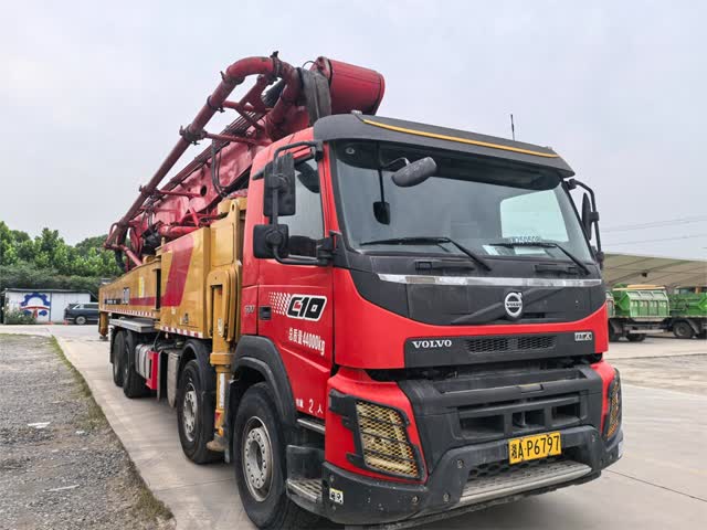 2021 SANY Used 62m Concrete Pump Truck With VOLVO Chassis Construction Machinery