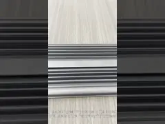 T4 , T5 Clear Smooth Aluminum Heatsink Extrusion Profiles With Wood Chromizing / Chromising