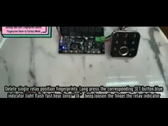 GROW K219-B+G16 DC12V Admin/User Password Fingerprint Control Board With 6 Relays For Door Access Control System