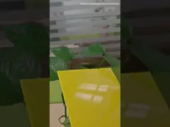 UV Protected Translucent Yellow Polycarbonate Solid Sheet For Long-Lasting Color And Weather Resistance Lightbox