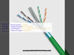 Wholesale 1000FT Cat6 FTP LSZH Jacket 0.560mm Pure Copper 1Gbps Ethernet Cable