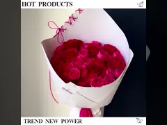 Internet celebrity ballet style DIY floral flower wrapping paper