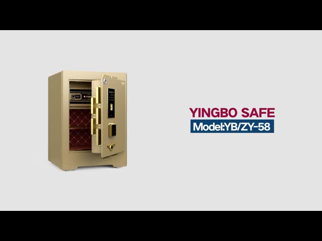 YB/ZY-58 バイオメトリック指紋 商用セーフ ボックス スマート 銀行セキュリティ 亜鉛合金 ハンドル