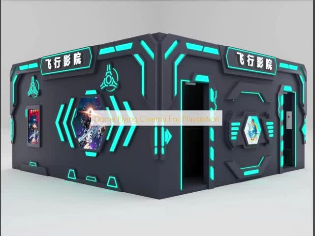 4 Players -20 Players Dome Flying Cinema 4D VR Simulator For Playstation