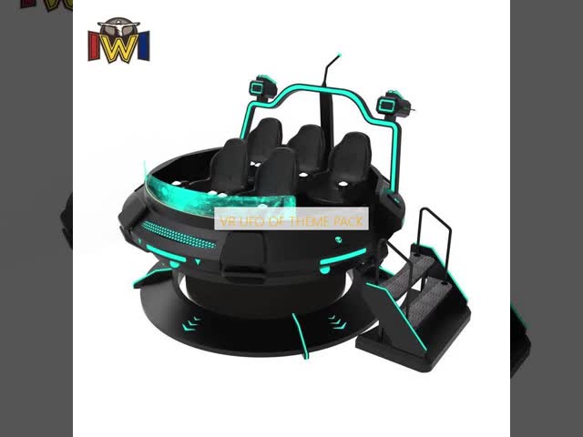 Theme Park UFO VR 5 Seaters 6 Seaters Virtual Reality Simulator