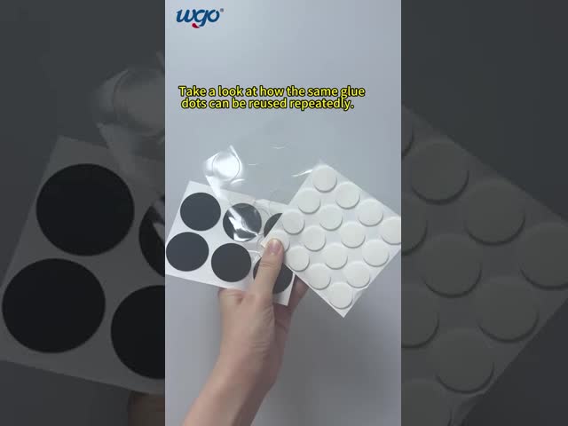 反対側の取り外し可能な接着剤はWGOに型抜きする永久的な付着を点を打つ