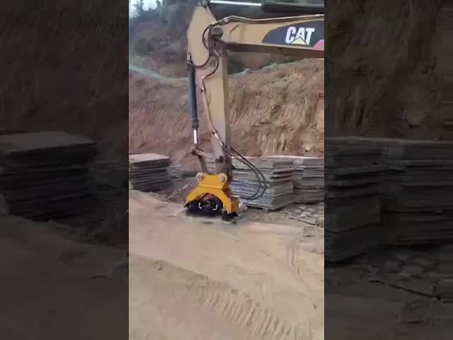 水力掘削機 圧縮機 振動式 掘削機用 掘削機用 土壌の溝と堤防を圧縮する