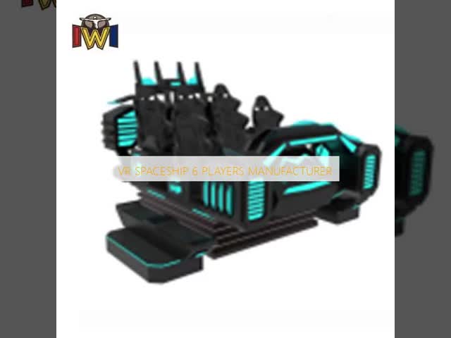 6 People VR Spaceship Simulator Virtual Reality Space Game For Theme Park