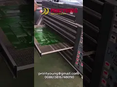 China High - Speed UV Coating Machine Automatic Vacuum Paper Spout supplier