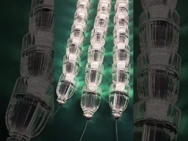 現代の白色マグノリアの花びら セラミック枝木 LEDペンダントライト プロジェクトペンダントランプ リビングルーム ホテルのロビー階段