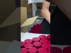 Green Round Paper Packaging Tube Matte Lamination Candy Tube