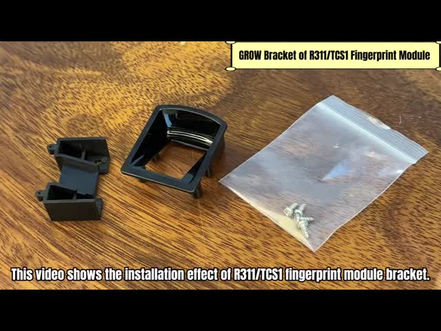 R311 TCS1 指紋アクセス制御モジュールのGROWブラックブラケット